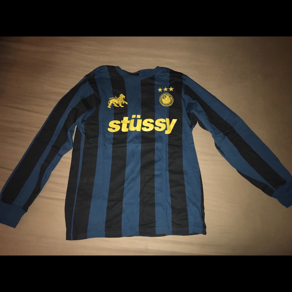 Stussy long sleeve soccer shirt